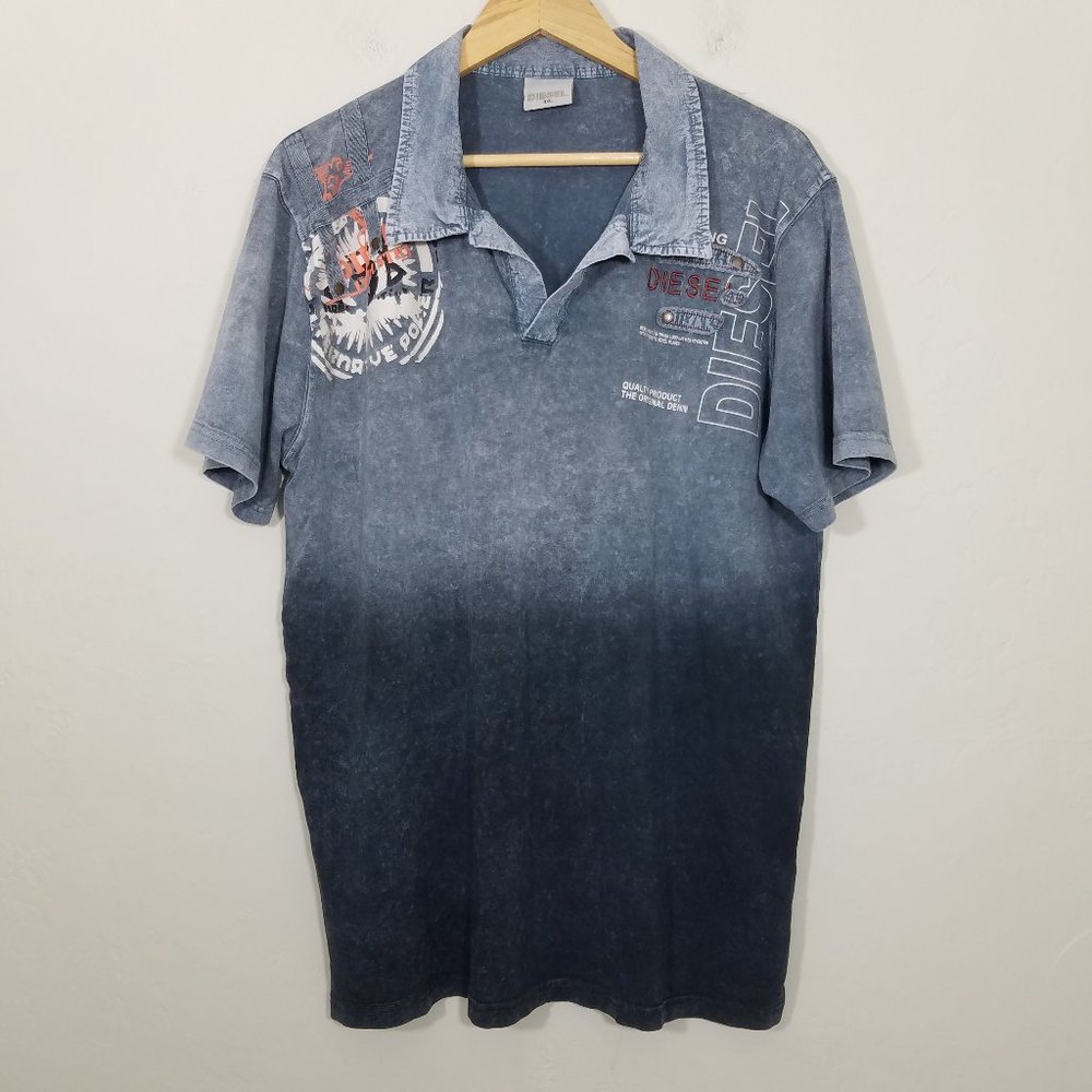Diesel Polo T-Shirt Super Stretch Size 3XL